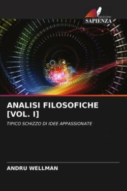 Analisi Filosofiche [Vol. I]