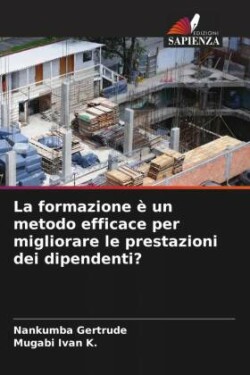 formazione è un metodo efficace per migliorare le prestazioni dei dipendenti?