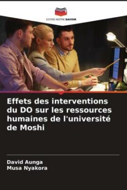 Effets des interventions du DO sur les ressources humaines de l'université de Moshi