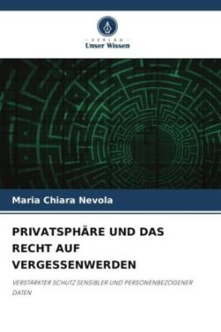 Privatsphäre Und Das Recht Auf Vergessenwerden