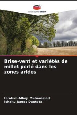 Brise-vent et variétés de millet perlé dans les zones arides