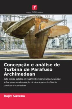 Concepção e análise de Turbina de Parafuso Archimedean