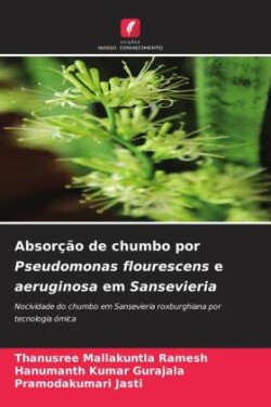 Absorção de chumbo por Pseudomonas flourescens e aeruginosa em Sansevieria