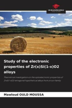 Study of the electronic properties of Zr(x)Si(1-x)O2 alloys
