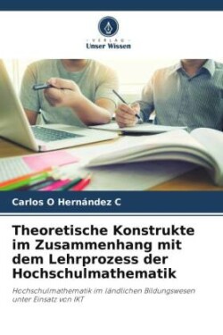 Theoretische Konstrukte im Zusammenhang mit dem Lehrprozess der Hochschulmathematik