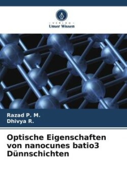 Optische Eigenschaften von nanocunes batio3 Dünnschichten