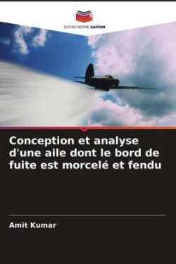 Conception et analyse d'une aile dont le bord de fuite est morcelé et fendu