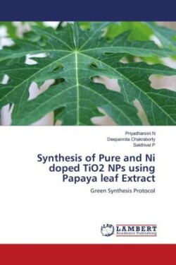 Synthesis of Pure and Ni doped TiO2 NPs using Papaya leaf Extract