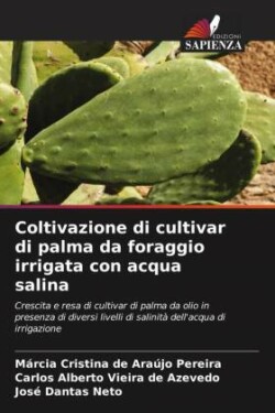 Coltivazione di cultivar di palma da foraggio irrigata con acqua salina