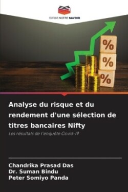 Analyse du risque et du rendement d'une sélection de titres bancaires Nifty