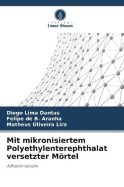 Mit mikronisiertem Polyethylenterephthalat versetzter Mörtel