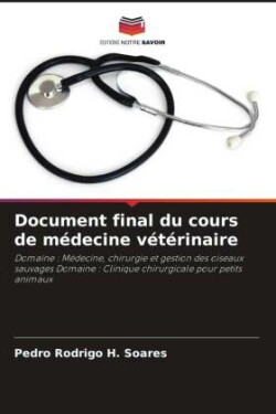 Document final du cours de médecine vétérinaire
