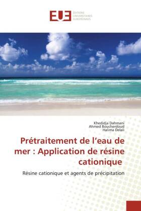 Prétraitement de l'eau de mer