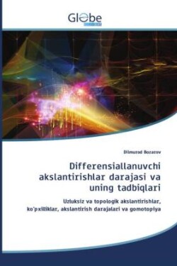 Differensiallanuvchi akslantirishlar darajasi va uning tadbiqlari