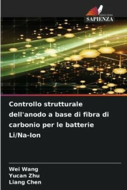 Controllo strutturale dell'anodo a base di fibra di carbonio per le batterie Li/Na-Ion
