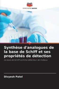 Synthèse d'analogues de la base de Schiff et ses propriétés de détection