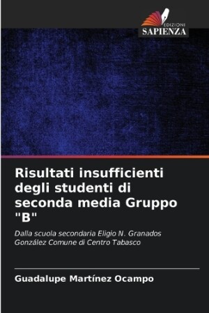 Risultati insufficienti degli studenti di seconda media Gruppo "B"