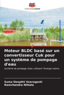 Moteur BLDC basé sur un convertisseur Cuk pour un système de pompage d'eau