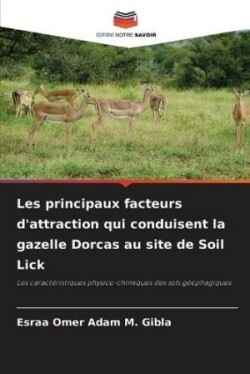 Les principaux facteurs d'attraction qui conduisent la gazelle Dorcas au site de Soil Lick