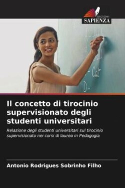 concetto di tirocinio supervisionato degli studenti universitari