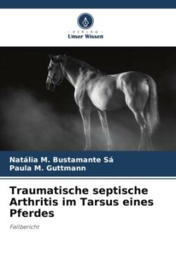 Traumatische septische Arthritis im Tarsus eines Pferdes