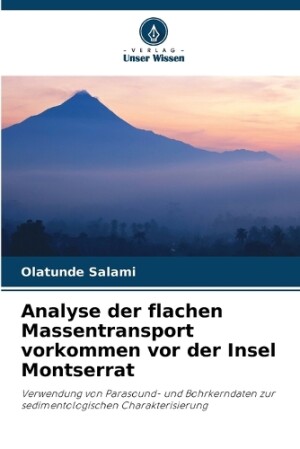 Analyse der flachen Massentransport vorkommen vor der Insel Montserrat