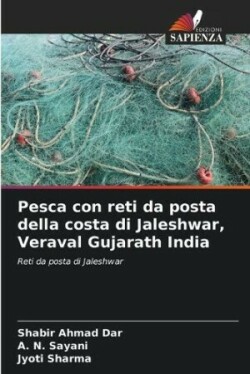 Pesca con reti da posta della costa di Jaleshwar, Veraval Gujarath India