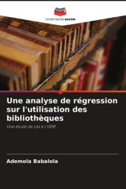analyse de régression sur l'utilisation des bibliothèques