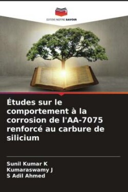 Études sur le comportement à la corrosion de l'AA-7075 renforcé au carbure de silicium