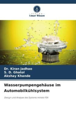 Wasserpumpengeh�use im Automobilk�hlsystem