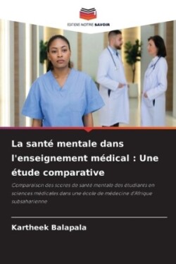 santé mentale dans l'enseignement médical