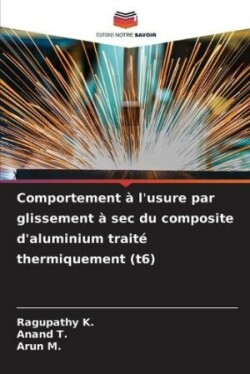 Comportement à l'usure par glissement à sec du composite d'aluminium traité thermiquement (t6)