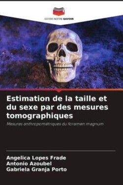 Estimation de la taille et du sexe par des mesures tomographiques