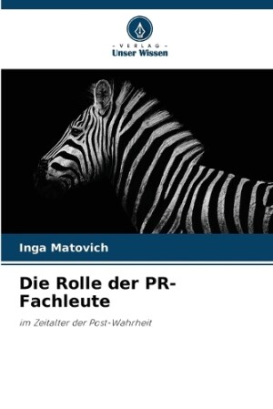 Rolle der PR-Fachleute