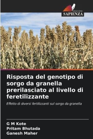 Risposta del genotipo di sorgo da granella prerilasciato al livello di feretilizzante