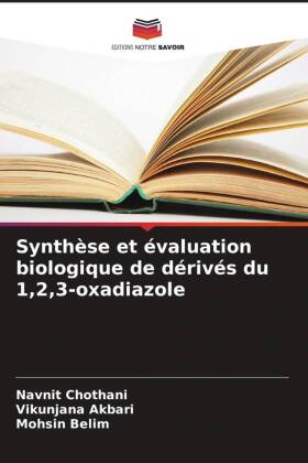 Synthèse et évaluation biologique de dérivés du 1,2,3-oxadiazole