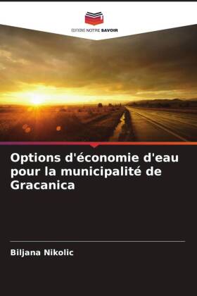 Options d'économie d'eau pour la municipalité de Gracanica