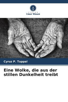 Eine Wolke, die aus der stillen Dunkelheit treibt