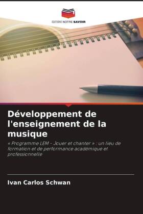 Développement de l'enseignement de la musique