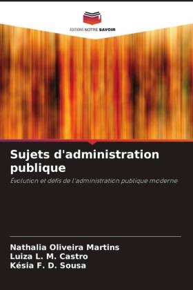 Sujets d'administration publique