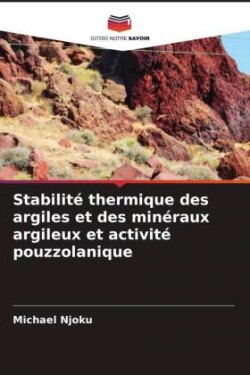 Stabilité thermique des argiles et des minéraux argileux et activité pouzzolanique