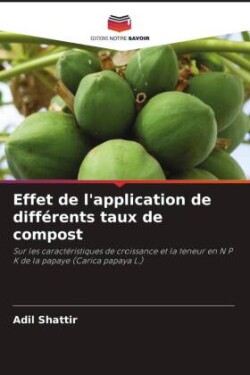 Effet de l'application de différents taux de compost