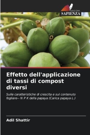 Effetto dell'applicazione di tassi di compost diversi