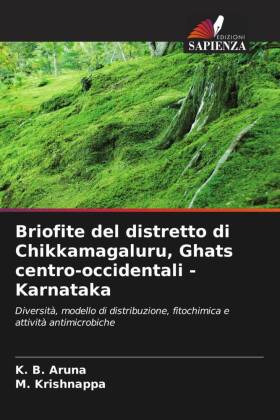 Briofite del distretto di Chikkamagaluru, Ghats centro-occidentali - Karnataka