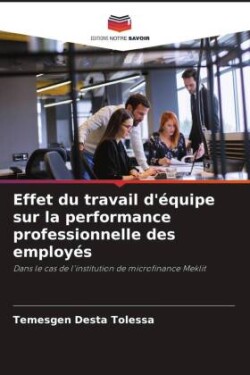 Effet du travail d'équipe sur la performance professionnelle des employés