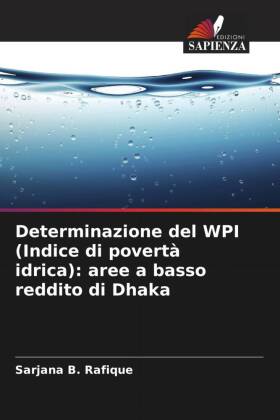 Determinazione del WPI (Indice di povertà idrica): aree a basso reddito di Dhaka