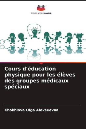 Cours d'éducation physique pour les élèves des groupes médicaux spéciaux