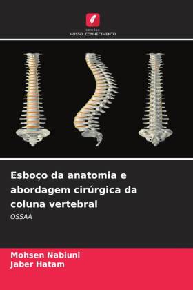 Esboço da anatomia e abordagem cirúrgica da coluna vertebral