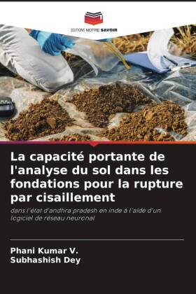 La capacité portante de l'analyse du sol dans les fondations pour la rupture par cisaillement