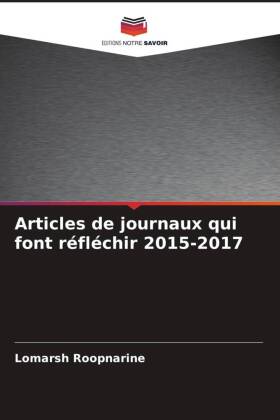 Articles de journaux qui font réfléchir 2015-2017